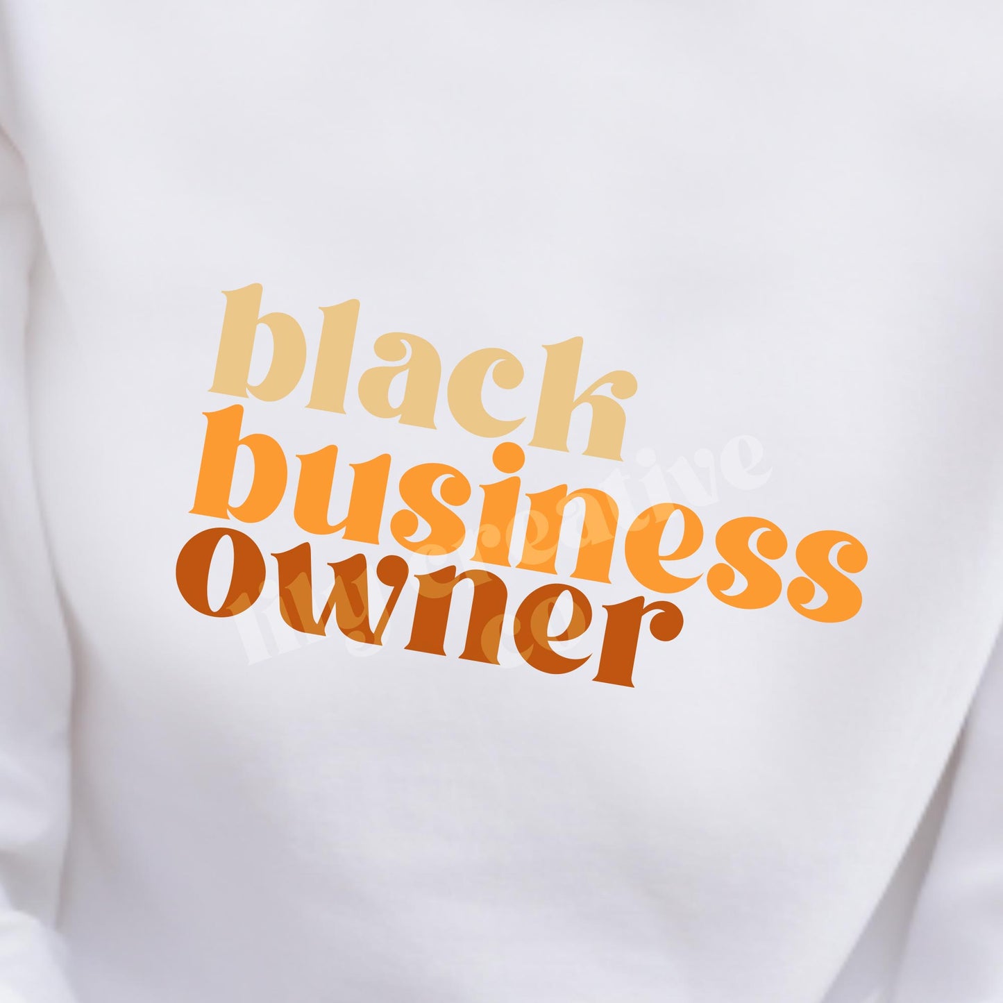 Fall Black Business Owner Crewneck