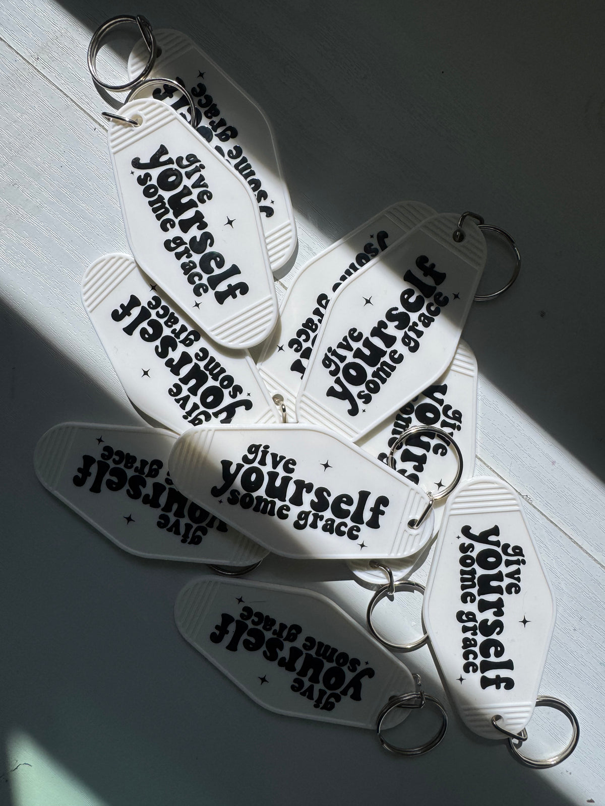 Give Yourself Some Grace Motel Keychain